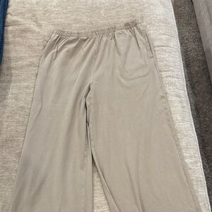 Z Supply Women's Wide Leg Tan Pants